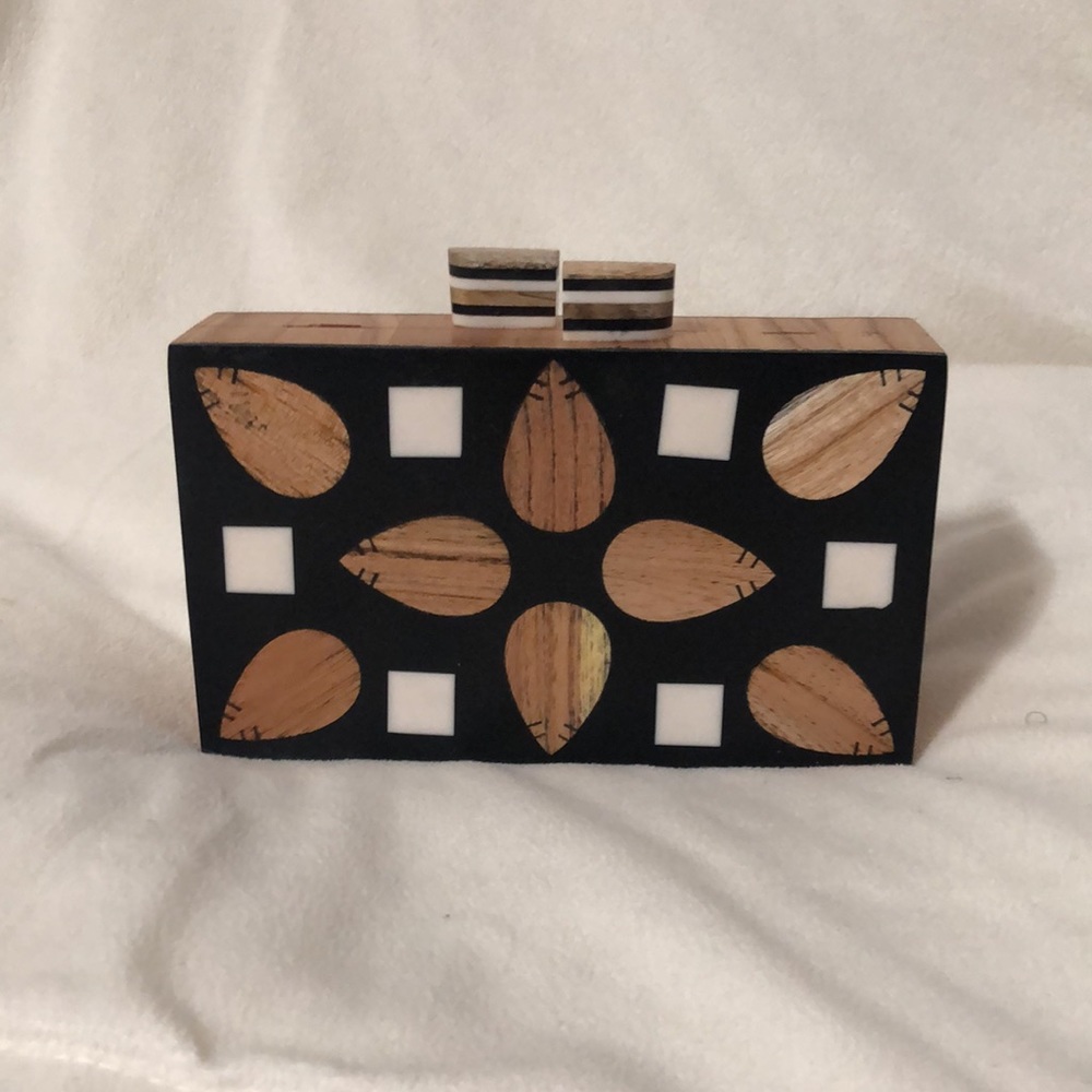 LULU wooden convertible handbag